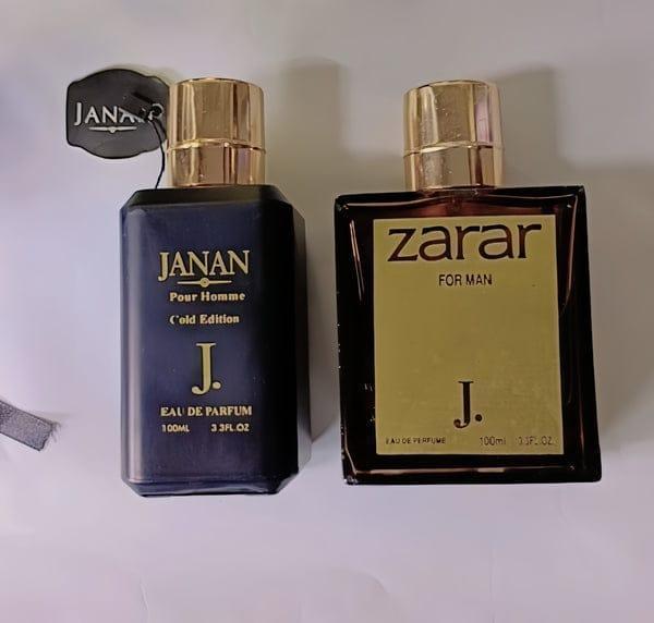 Long Lasting Unisex Perfume by J. – 2 Pcs Woody & Fresh Scent